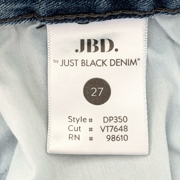 JBD Mid-Rise Skinny Jeans with Released Step Hem - Picture 9 of 10